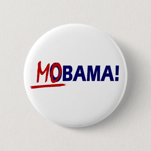 BADGE ROND 5 CM PIN 2012 DE MOBAMA OBAMA (Devant)