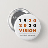 Badge Rond 5 Cm Pin 2020 de vision (Devant & derrière)