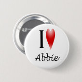 Badge Rond 5 Cm Pin 4 Abbie (Devant & derrière)