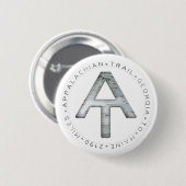 Badge Rond 5 Cm Pin appalachien de traînée (Devant & derrière)