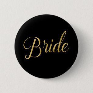 Badge Rond 5 Cm Pin assorti de jeune mariée du peloton de la jeune