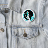 Badge Rond 5 Cm Pin ballistique de Bruiserz (En situation)