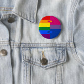 Badge Rond 5 Cm Pin bisexuel de Homoromantic (En situation)