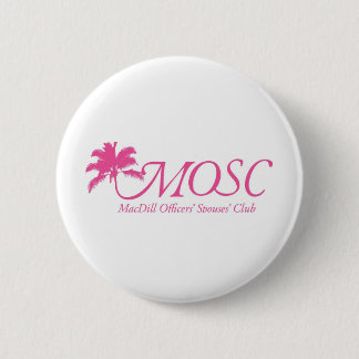 Badge Rond 5 Cm Pin/bouton avec le logo rose
