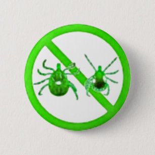 Badge Rond 5 Cm Pin, conscience de la maladie de Lyme (coutils de