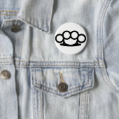 Badge Rond 5 Cm Pin d'articulation en laiton (En situation)