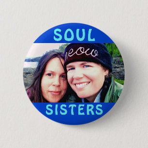 Badge Rond 5 Cm PIN d'ATTERRISSEUR des SOEURS 2SOUL