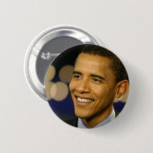 Badge Rond 5 Cm Pin de Barack Obama (Devant & derrière)