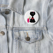 Badge Rond 5 Cm Pin de Blacklab Leilani (En situation)
