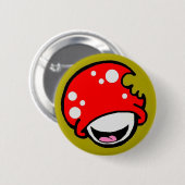 Badge Rond 5 Cm Pin de boomer - Ocre (Devant & derrière)