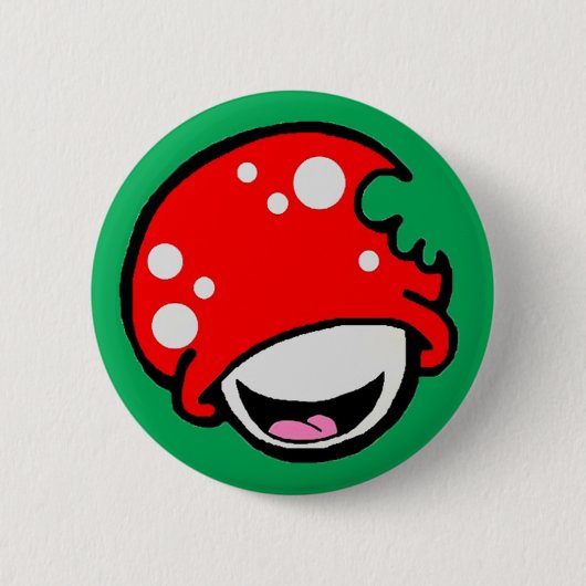 Badge Rond 5 Cm Pin de boomer - Vert (Devant)