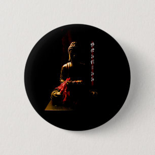Badge Rond 5 Cm Pin de Bouddha