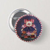 Badge Rond 5 Cm Pin de bouton de Camilla Kitty (Devant & derrière)