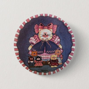 Badge Rond 5 Cm Pin de bouton de Camilla Kitty