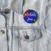 Badge Rond 5 Cm Pin de bouton de garçon d'anniversaire (En situation)