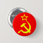 Badge Rond 5 Cm Pin de bouton de l'URSS (Devant & derrière)