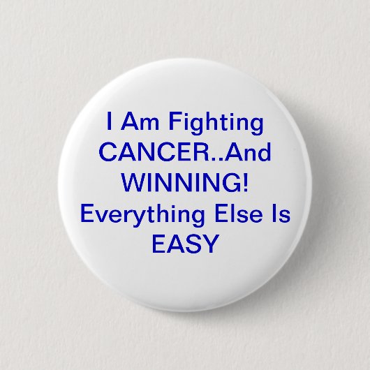 Badge Rond 5 Cm Pin de Cancer (Devant)