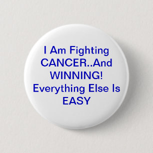 Badge Rond 5 Cm Pin de Cancer