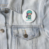 Badge Rond 5 Cm Pin de chirurgien (En situation)