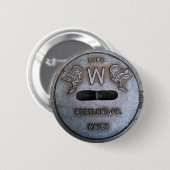 Badge Rond 5 Cm Pin de couverture de l'eau de Portland (Devant & derrière)