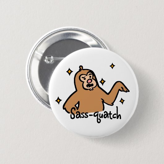 Badge Rond 5 Cm Pin de Culot-quatch (Devant & derrière)
