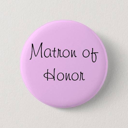 Badge Rond 5 Cm Pin de dame de honneur (Devant)