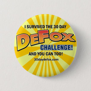 Badge Rond 5 Cm Pin de DeFox
