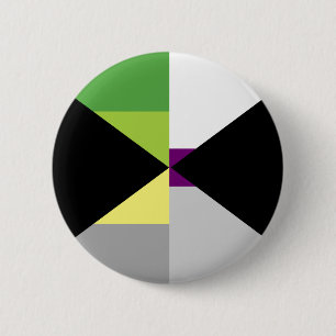 Badge Rond 5 Cm Pin de Demiromantic Demisexual