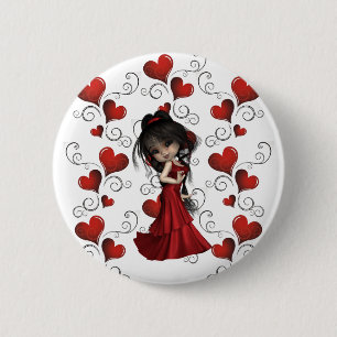 Badge Rond 5 Cm Pin de diva