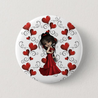 Badge Rond 5 Cm Pin de diva