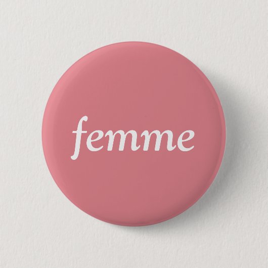 Badge Rond 5 Cm Pin de Femme (Devant)