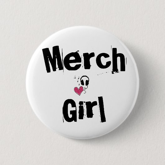 Badge Rond 5 Cm Pin de fille de Merch (Devant)