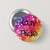 Badge Rond 5 Cm Pin de gay pride (Devant & derrière)