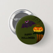 Badge Rond 5 Cm Pin de Halloween (Devant & derrière)