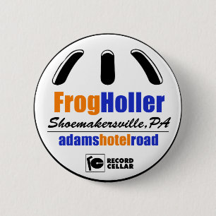 Badge Rond 5 Cm Pin de Holler de grenouille d'amusement