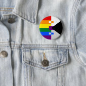 Badge Rond 5 Cm Pin de Homoromantic Demisexual (En situation)