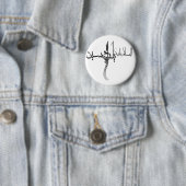 Badge Rond 5 Cm Pin de hoseyn de Ya (En situation)