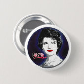 Badge Rond 5 Cm Pin de Jackie Kennedy (Devant & derrière)