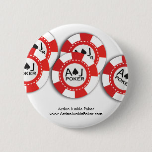 Badge Rond 5 Cm Pin de jeton de poker