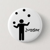 Badge Rond 5 Cm Pin de jongleur (Devant)