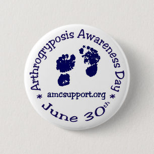 Badge Rond 5 Cm Pin de jour de conscience d'AMC