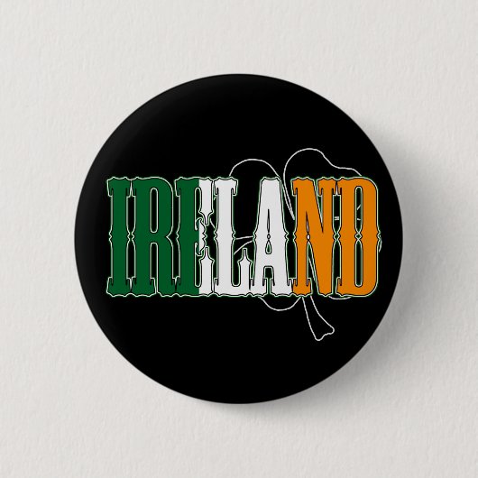 Badge Rond 5 Cm Pin de l'Irlande (Devant)