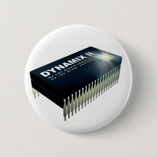 Badge Rond 5 Cm Pin de logo de puce de Dynamix II