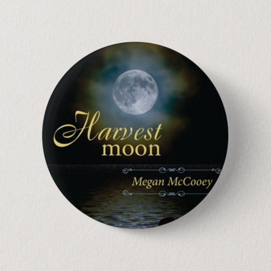 Badge Rond 5 Cm Pin de lune de récolte (Devant)