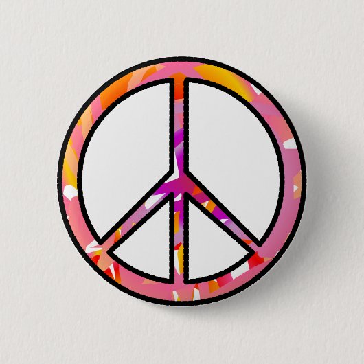 Badge Rond 5 Cm Pin de paix (Devant)