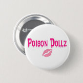 Badge Rond 5 Cm Pin de poison (Devant & derrière)