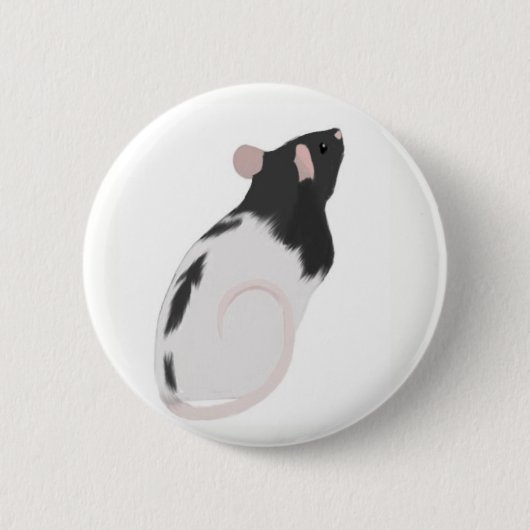 Badge Rond 5 Cm Pin de rat (Devant)