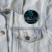 Badge Rond 5 Cm Pin de rituel de Samhain (En situation)