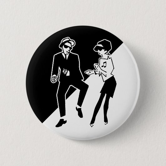 Badge Rond 5 Cm Pin de Ska (Devant)