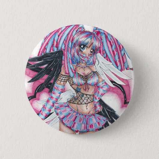 Badge Rond 5 Cm Pin de sucre de sucre (Devant)